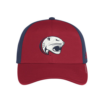 adidas South Alabama Jaguars Coach Slouch Flex Cap Mens Blue, Red Athletic Casua