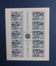 timbres monaco neufs** Monaco 1991 bf52 europa l'espace Cote 20€