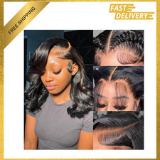 Body Wave Human Hair Wig 13x6 Lace Front Wigs, Pre Plucked, 200 Density, HD