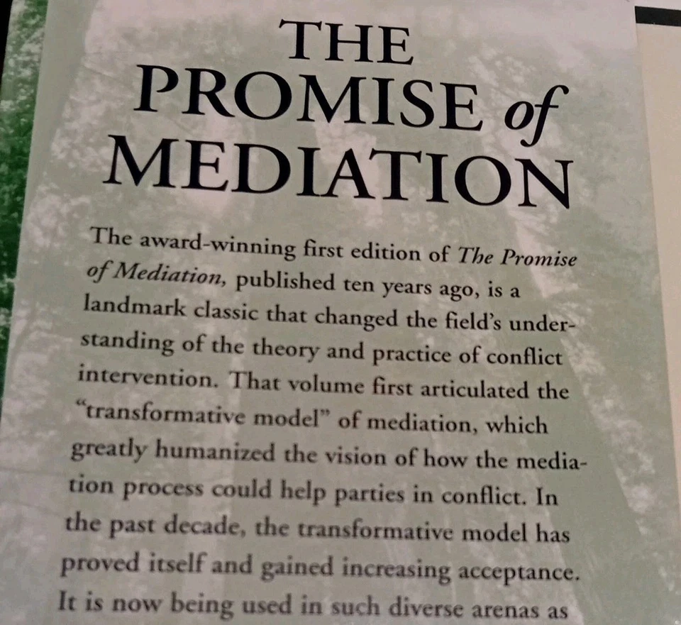 The Promise of Mediation – The Transformative Approach to Conflict - Robert Bush - Image 2 of 4