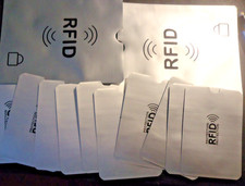 10- RFID Blocking Sleeves Credit Cards 2 Passports Protector Holder 2
