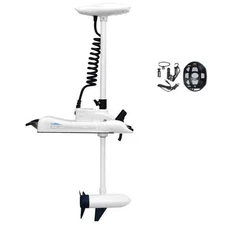 AQUOS Haswing 12V 55LBS 48" Shaft Bow Mount Trolling Motor with Wireless Remote