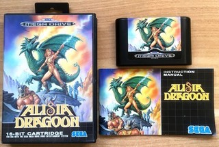 ALISIA DRAGOON COMPLET BOÎTE NOTICE SEGA MEGADRIVE PAL EURO CIB OVP Bon état