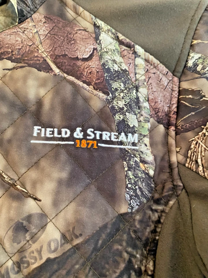 Chaqueta Field & Stream Camuflada Realtree Para Mujer Mediana Caza Forrada de Vellón Cremallera Foto 4 de 4