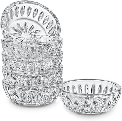Mini Glass Bowls, round Prep Bowl, Dishwasher Safe, Pinch Bowls for Dipping Spic