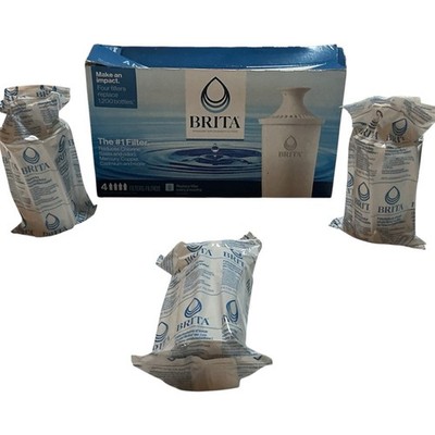 Brita Water Filter Replacement For Pitchers 3 Count. Fits All Brita Systems