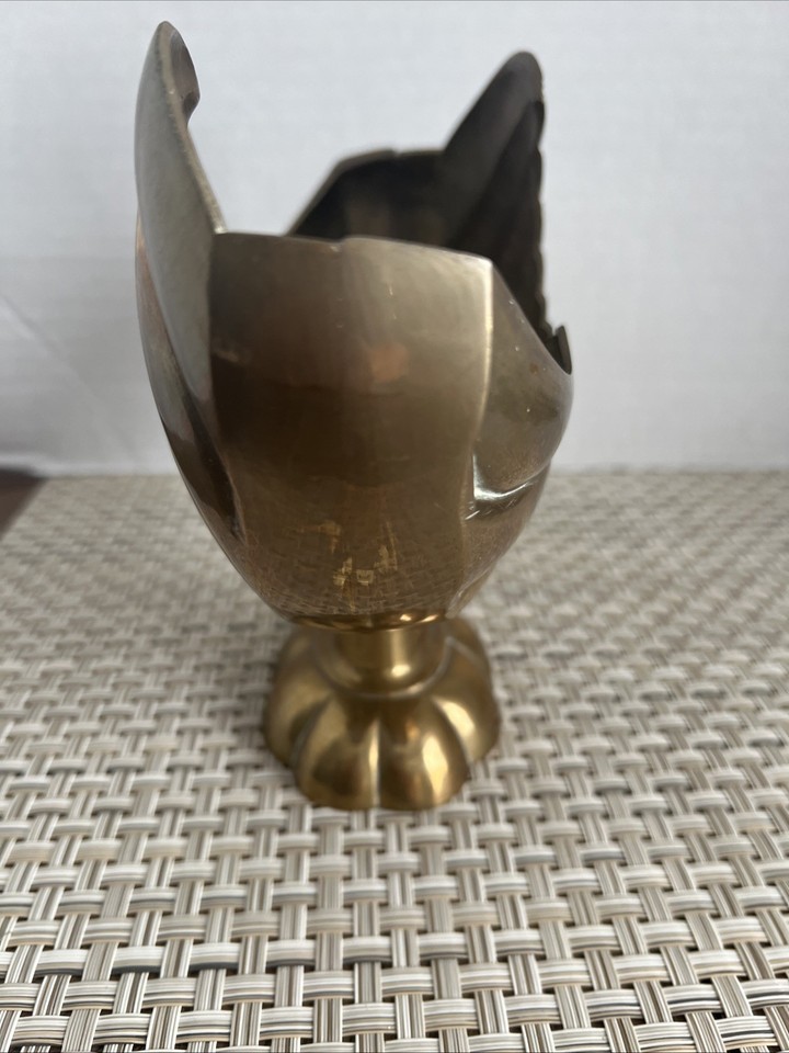 Vintage Messing Art Deco Nautilus Mid Century Modern Muschel bertopf vintage-messing-art-deco-nautilus-mid-century-modern-muschel-bertopf