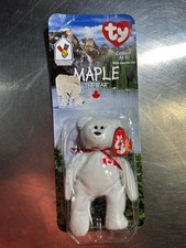 TY Beanie Baby Maple The Bear McDonalds Stuffed Animal Plush Toy New NIP