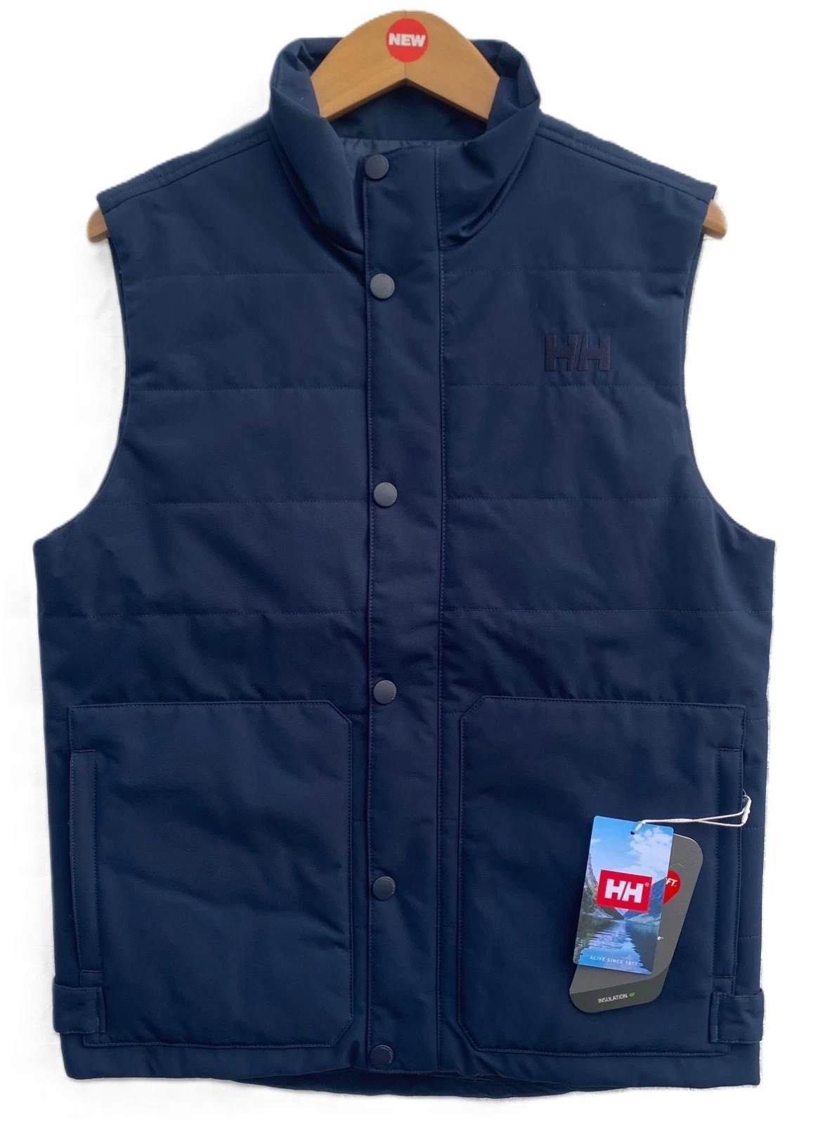Men's Helly Hansen Escape Insulated Vest BLUE $140, Size: XL
