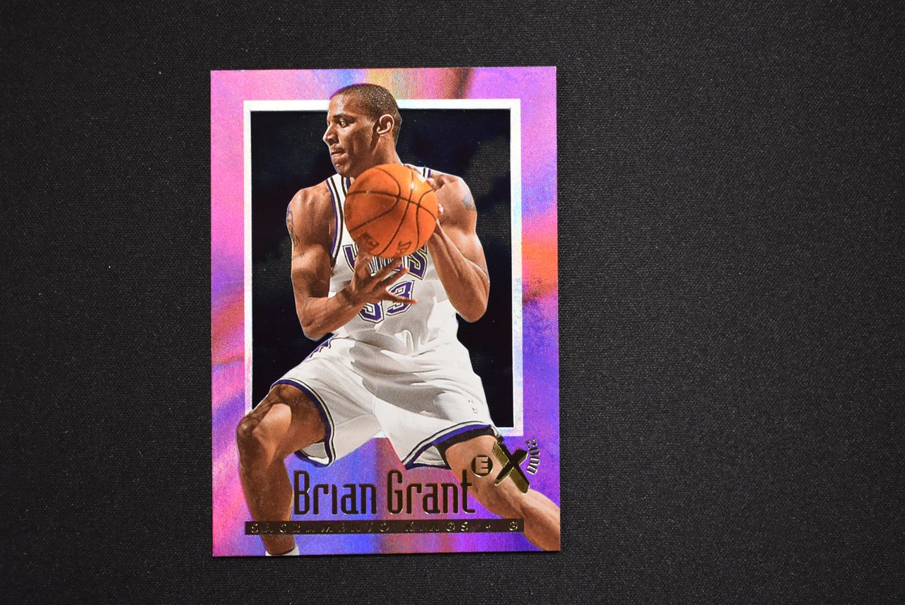 1996-97 Skybox E-X 2000 Basketball Brian Grant #62 Sacramento Kings