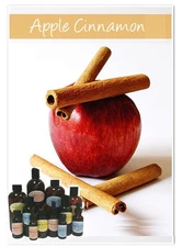 APPLE CINNAMON UNCUT FRAGRANCE OIL 0.6oz 1oz 2oz 4oz up to 16oz Free Shipping!!!