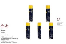 5x650 ml MANNOL 9931 Textile Foam Polsterreiniger Innenraumpflege Polsterschaum