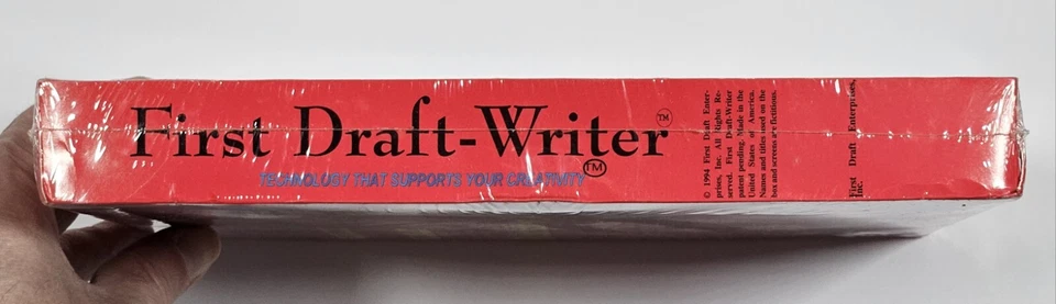 First Draft Writer Software - First Draft Enterprises 1994 - Windows 3.1 NT 95 - Image 3 of 4