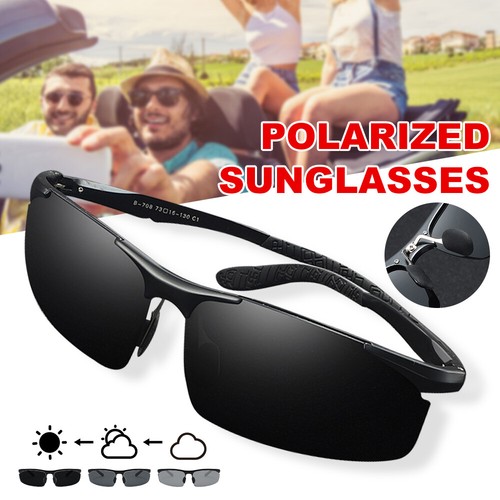 Polarized Sport Men Cycling Baseball Golf Ski Sunglasses Fishing Driving Glasses