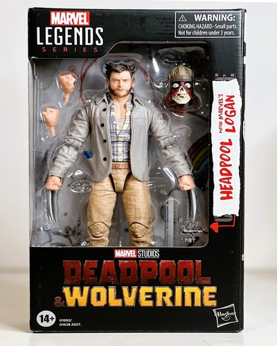 Figura de acción Marvel Legends Deadpool & Wolverine - Headpool con Logan 6" - Imagen 3 de 3