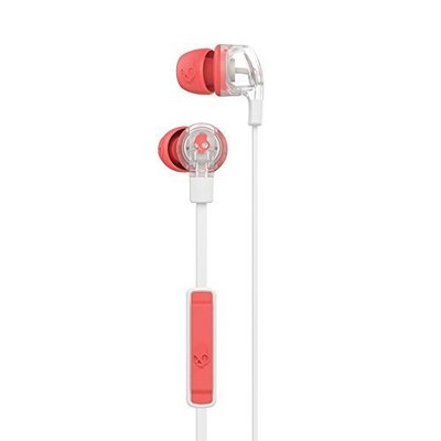 Skullcandy Dime Damen In Ear Kopfhörer mit Mikrofon Mash-Up/klar/koralle