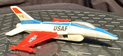 Zybots Changeable Robot F-16 Fighter Plane, Vintage 1984 Remco Transformer