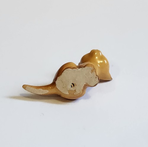 HR Hagen Renaker Miniature Orange Tabby Cat Kitten Sitting Figurine - Picture 5 of 5