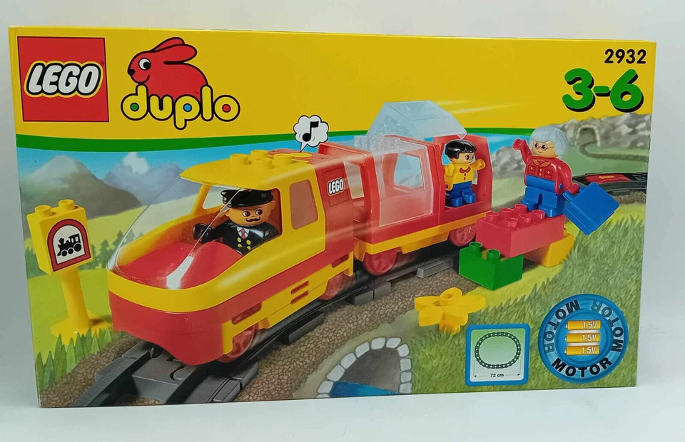 Lego Duplo 2932 Eisenbahn Starter Set Zug Lok 2000 selten rar NEU - Bild 2 von 4