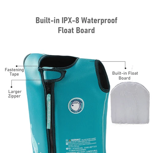 Mambobaby Non-inflatable  Swim Vest  Jackets for Kids Boys Girls W8U6 - Picture 5 of 11