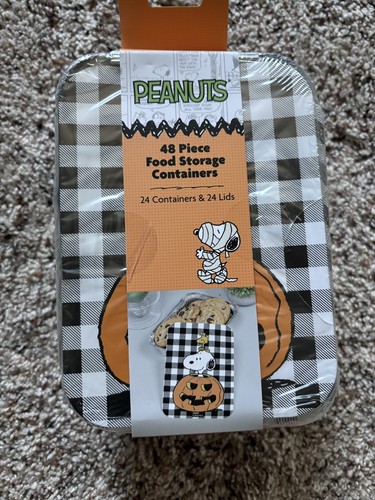 Peanuts Snoopy 48 Stück Frischhaltedosen Aluminium Halloween