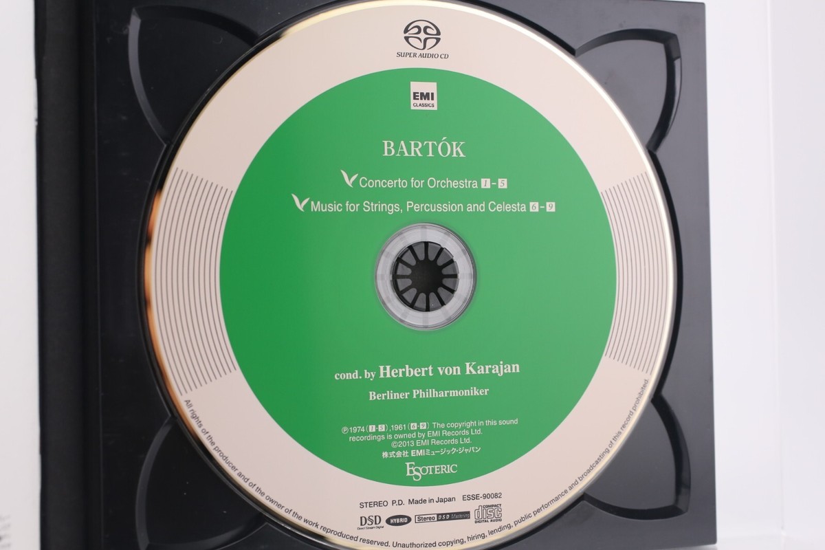 ESOTERIC SACD ESSE-90082 カラヤン バルトーク ESOTERIC SACD ESSE-90082 Karajan Bartok Concerto for