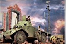 Panhard AMD 178 Casemate Command/Radio, France 40, 1:35 Resin ALBY