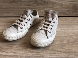 white leather converse ebay