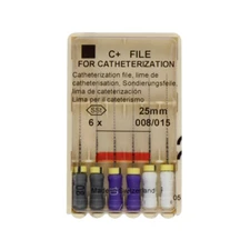 10packs Dental C+ file ENDO stainless steel 21-25mm All sizes 6 files/pk