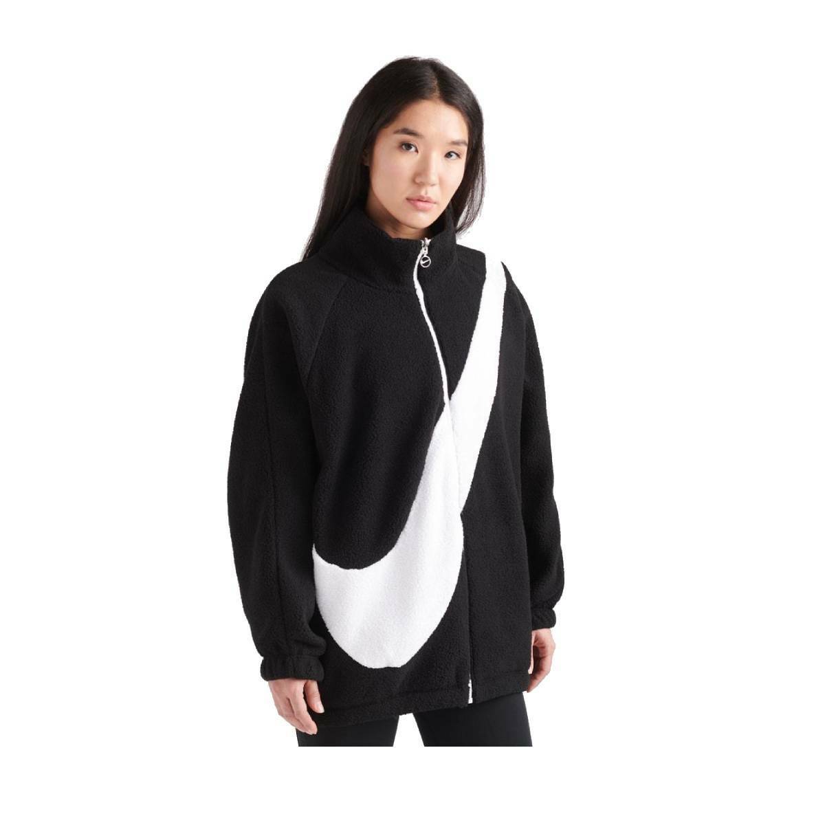 Nike NSW Oversized Swoosh Reversible Sherpa Jacket CZ4063-010