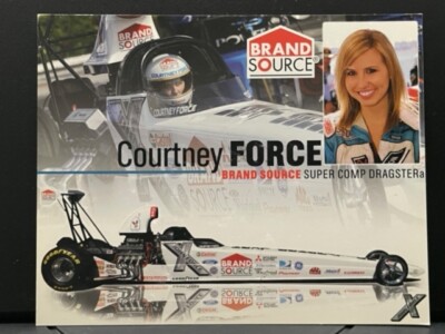 VRHTF NHRA COOL ''COURTNEY FORCE BRAND SOURCE A/FUEL DRAGSTER'' HAND OUT