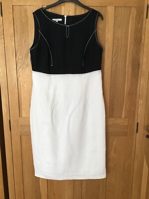 steilmann linen dress Steilmann Women's Red Linen Sheath Dress UK 10 Preworn