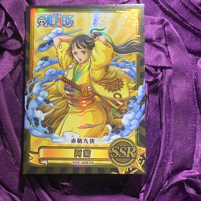 Kikunojo ONE PIECE AGE Waifu Anime ACG Holo SSR Girl Goddess Card