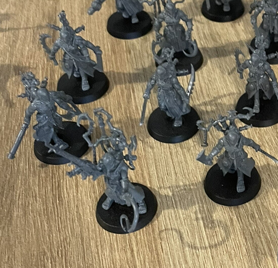 Warhammer 40k – Squad Dark Eldar Wracks, Citadel Finecast 45-42, Neuf Sous Blister