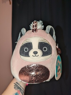 Squishmallow 8'' Rocky the Raccoon in Costume