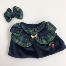 Fisher Price Briarberry Bear Green Taffeta Dress