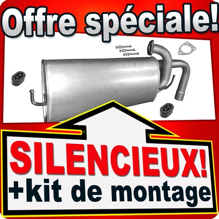Silencieux arriere MITSUBISHI ASX 1.6 16V seulement 2WD pour controle technique