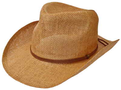 MYTEM-GEAR Strohhut Cowboyhut Western Hut Sonnenhut Sommerhut Strandhut Partyhut