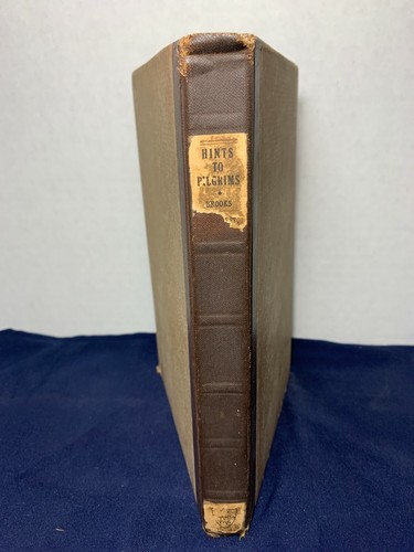#21 HINTS TO PILGRIMS BY CHARLES S. BROOKS 1921 SIGNED HARDCOVER - Picture 2 of 11