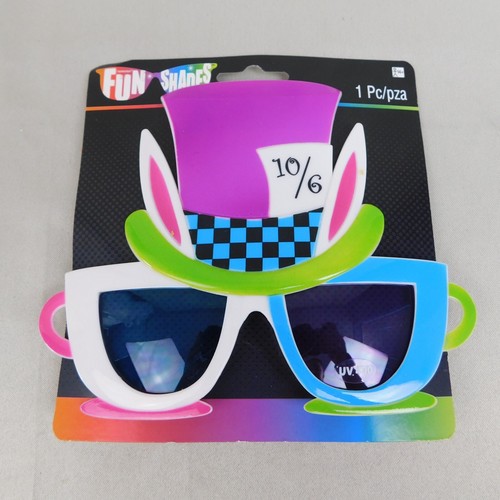 Fun Shades Mad Hatter Mask Sunglasses Halloween Costume Dress-Up #6250 ...
