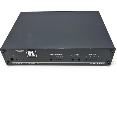 Kramer VM-114H 2x1:4 HDMI & PoC Long reach DGKat with RS 232 & IR to HDMI 