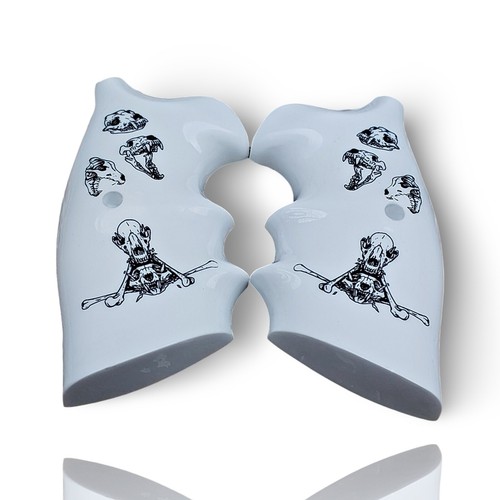 White Plexiglass Colt Python Grips – Limited Edition Luxury Art Collection - Picture 36 of 36