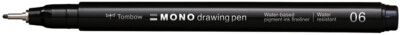 Tombow Fineliner MONO drawing pen schwarz Strichstärke 06
