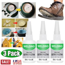 3 x Jue Fish Super Glue Multifunctional Glue Welding High-Strength Oily Glue 50g