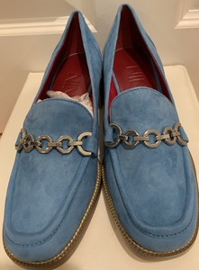 nine west blue suede shoes