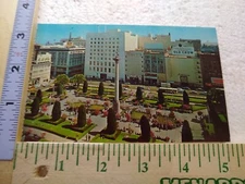 Postcard Union Square San Francisco California USA