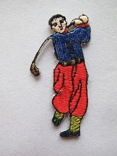2715 2 1/4" Golf Men/Boy Embroidery Iron On Applique Patch