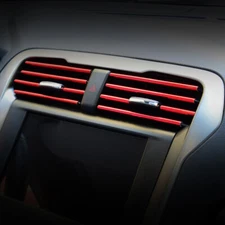 10Pcs Car Truck Accessories AUTO Air Conditioner Outlet Vent Decoration Strip
