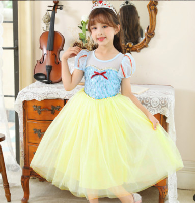 Baby Mädchen Schneewittchen Kostüm Prinzessin Outfit Geburtstag Fancy Dress Up