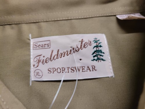 Vintage Fieldmaster Shirt Mens XL Green Button Down Utility Outdoors Cruiser - Picture 8 of 17